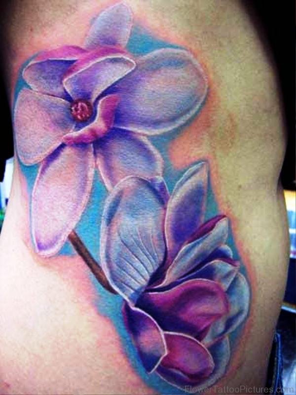 Mindblowing Orchid Flower Tattoo Design