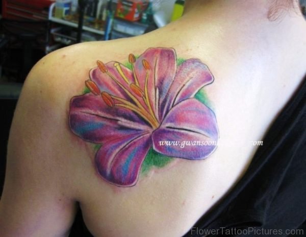 Amazing Lily Tattoo Design