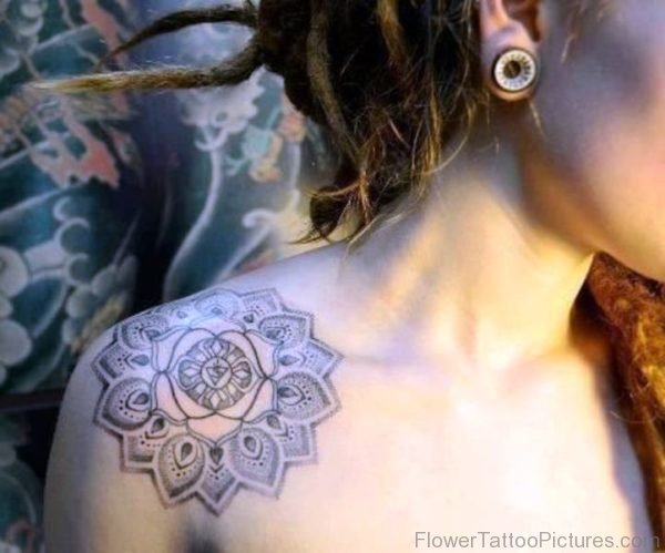 Amazing Mandala Shoulder Tattoo Design