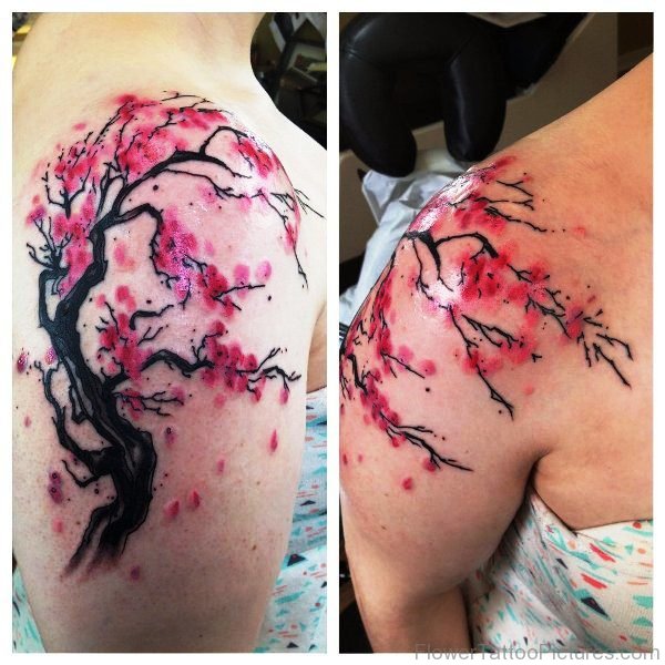 Awesome Pink Cherry Blossom Tree Design
