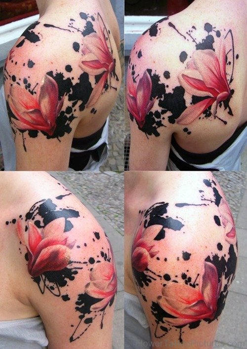 Beautiful LIly Tattoo Design