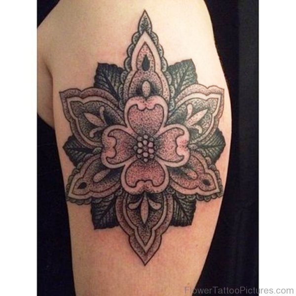 Black Mandala Designer Tattoo