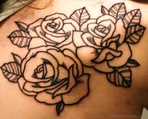 Black Rose Designer TattoO