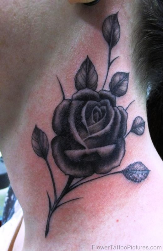 Black Rose Tattoo Design