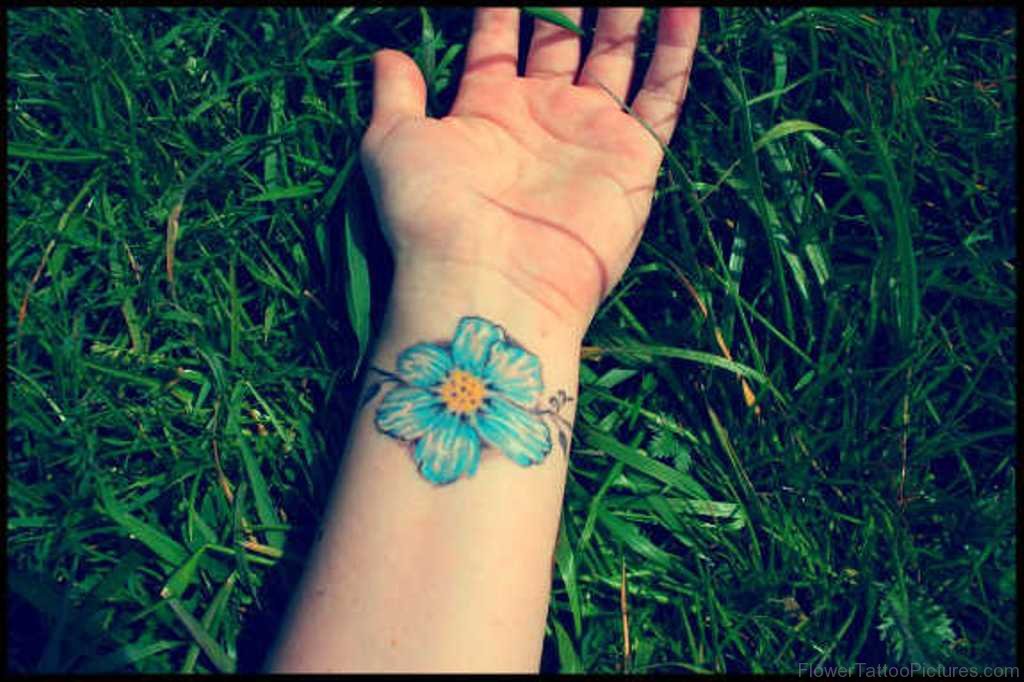 14 Hibiscus Flower Tattoos On Wrist