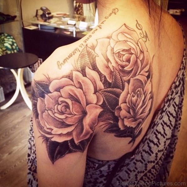 Brown Roses Tattoo