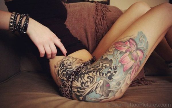 Classic Lotus Tattoo