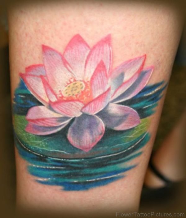 Cute Lotus Tattoo