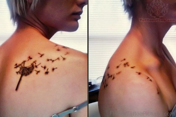 Dandelion Tattoo For Girls