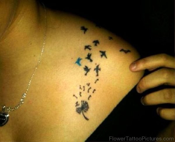 Delightful Dandelion Tattoo Design