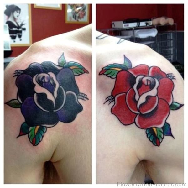 Elegant Rose Tattoo