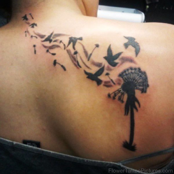 Fantastic Dandelion Tattoo Design