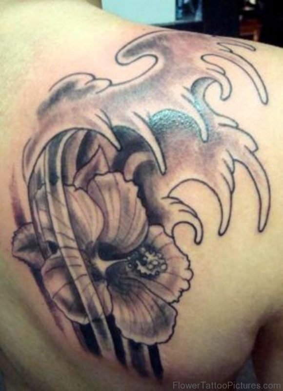 Fantastic Hibiscus Flower Tattoo