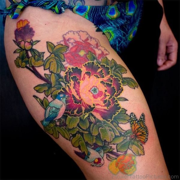 Lovely Flower Tattoo 2
