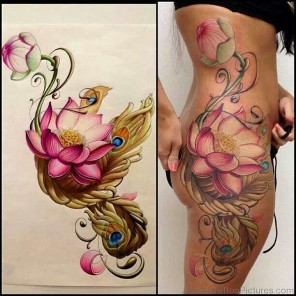 Lovely Lotus Tattoo