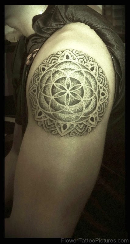 Lovely Mandala Tattoo Design