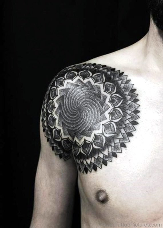 Mandala Tattoo Design For Shoulder