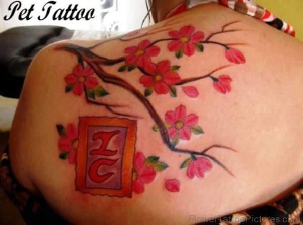 Marvelous Cherry Blossom Tree Tattoo