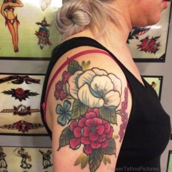 New Design Flowers Tattoo For Women