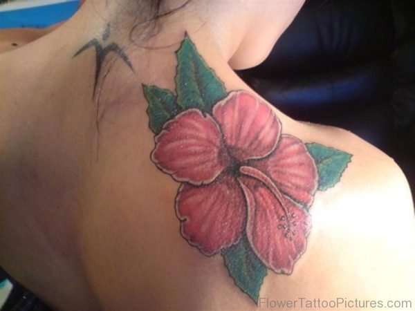 Nice Hibiscus Flower Tattoo