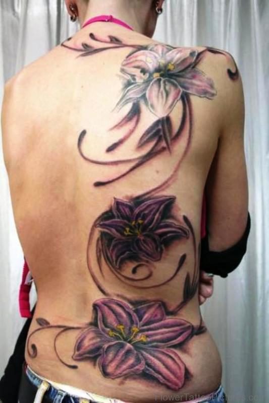 Shoulder Lily Tattoo