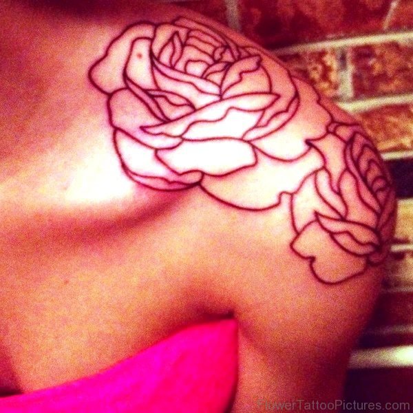 Simple Roses Tattoo