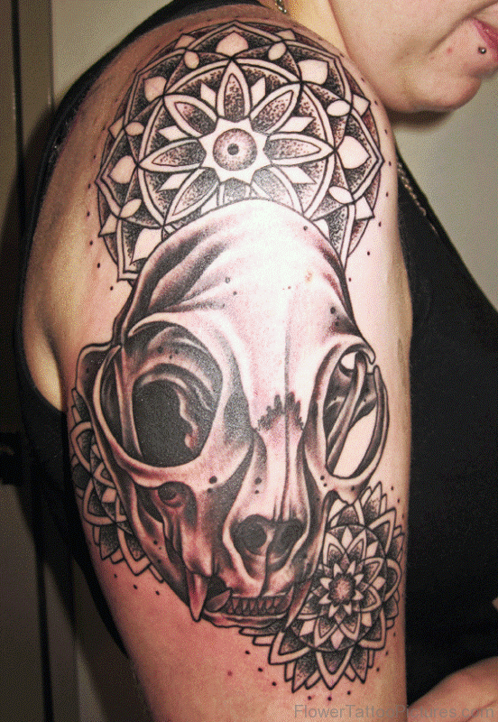Skull And Mandala Tattoo