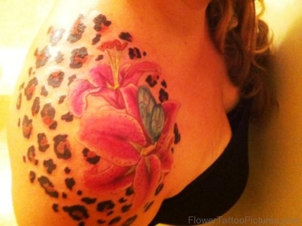 Stylish Lily Tattoo Design