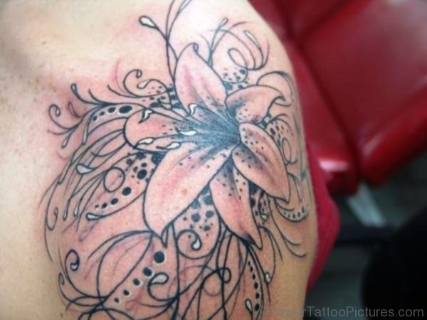 Sweet Lily Tattoo Design
