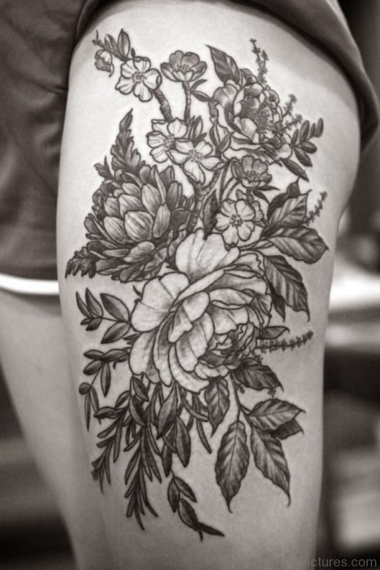 Wonderful Flower Tattoo 1