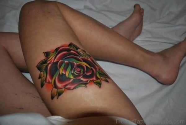 Amazing Rose Tattoo 1