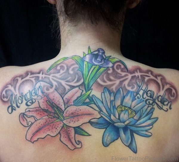 Attarctive Lily Flower Tattoo