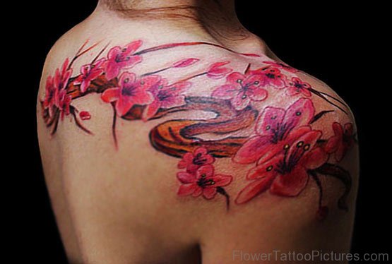 Awesome Cherry Blossom Tattoo