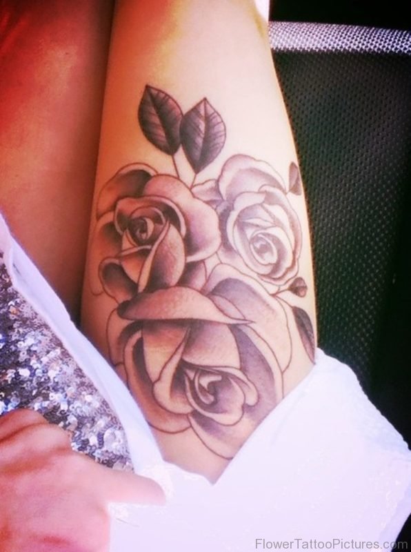 Awesome Rose Tattoo 1