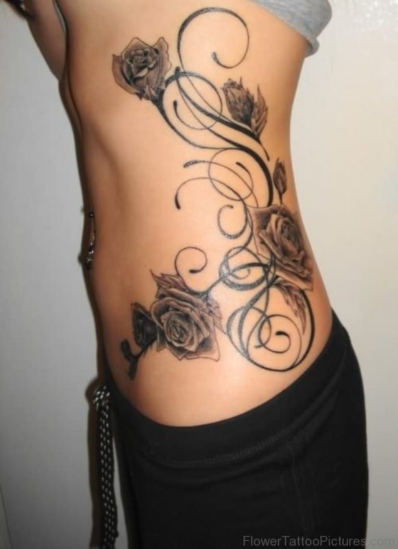 Awesome Rose Tattoo design