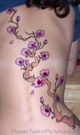 Cherry Blossom Tattoo Image