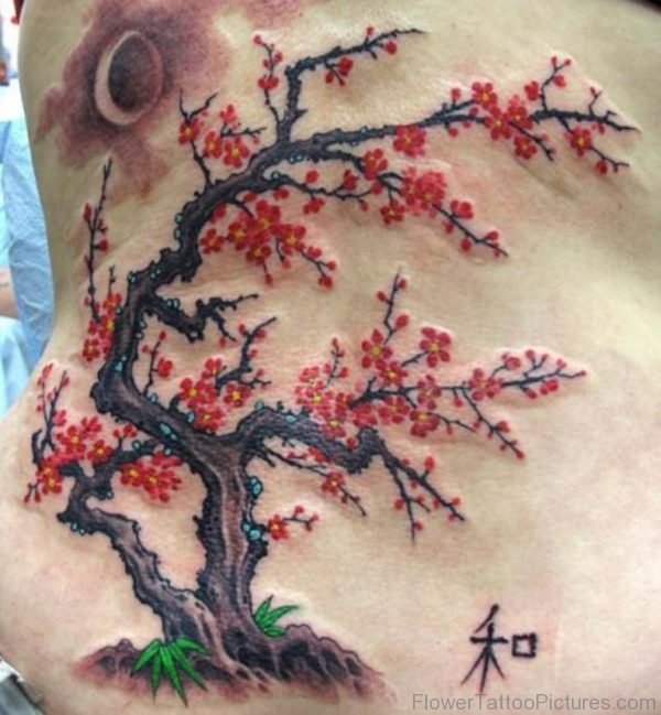 Cherry Blossom Tree Tattoo Image