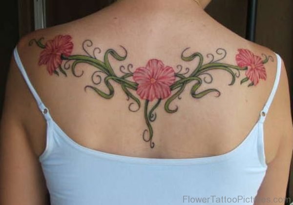 Colored Flower Tattoo