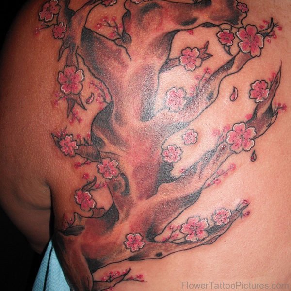 Cool Cherry Blossom Tattoo 1