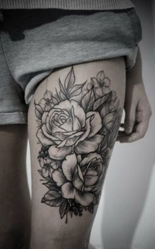 Cute Rose Tattoo 2