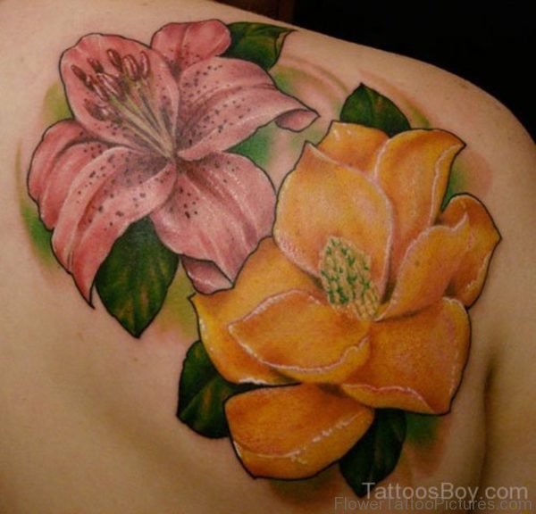 Elegant Lily Flower Tattoo Design