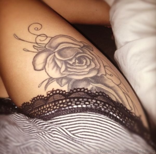 Fantastic Rose Tattoo Design
