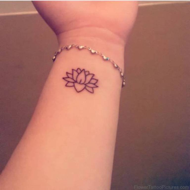 74 Fabulous Lotus Flower Tattoos On Wrist
