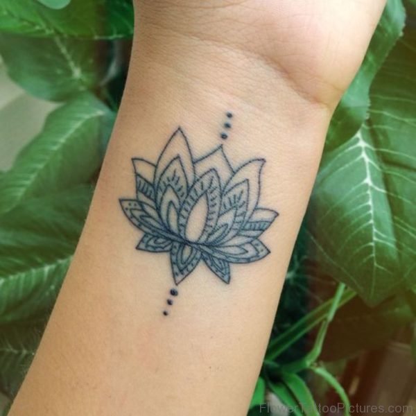 Grey Lotus Tattoo 1