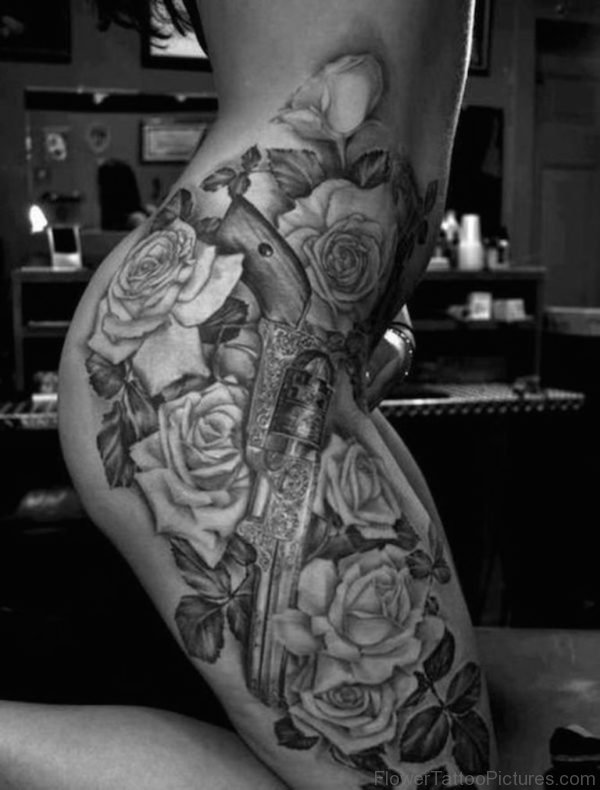 Gun And Rose Tattoo