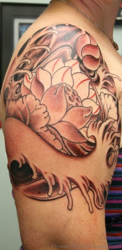 Lovely Designer Flower Tattoo