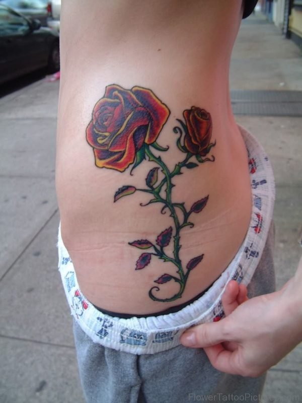 Magnificant Rose Tattoo