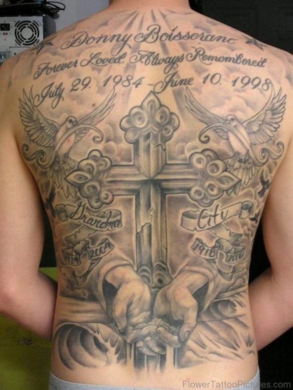 Memorial Back Tattoo
