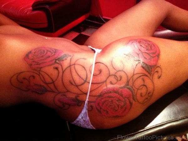Nice Looking Rose Tattoo 1