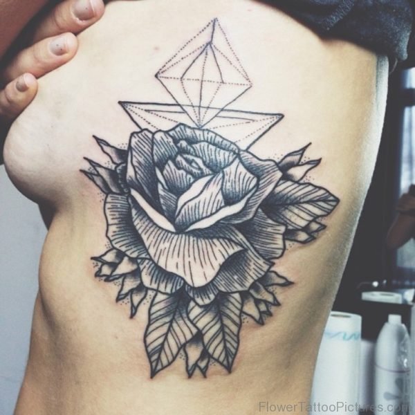 Nice Looking Rose Tattoo